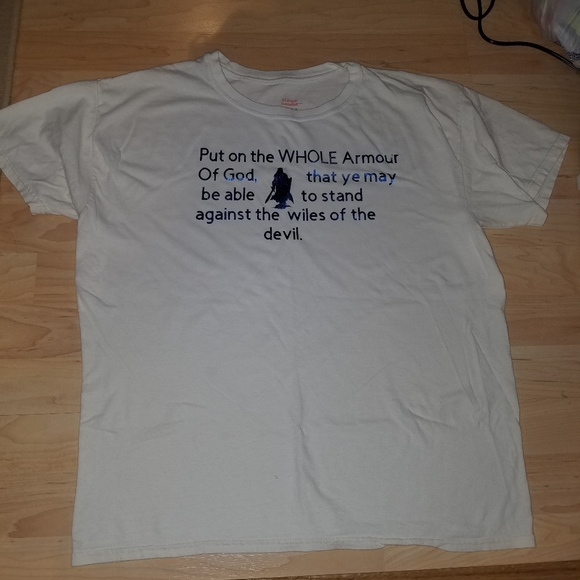 armour of god t shirt